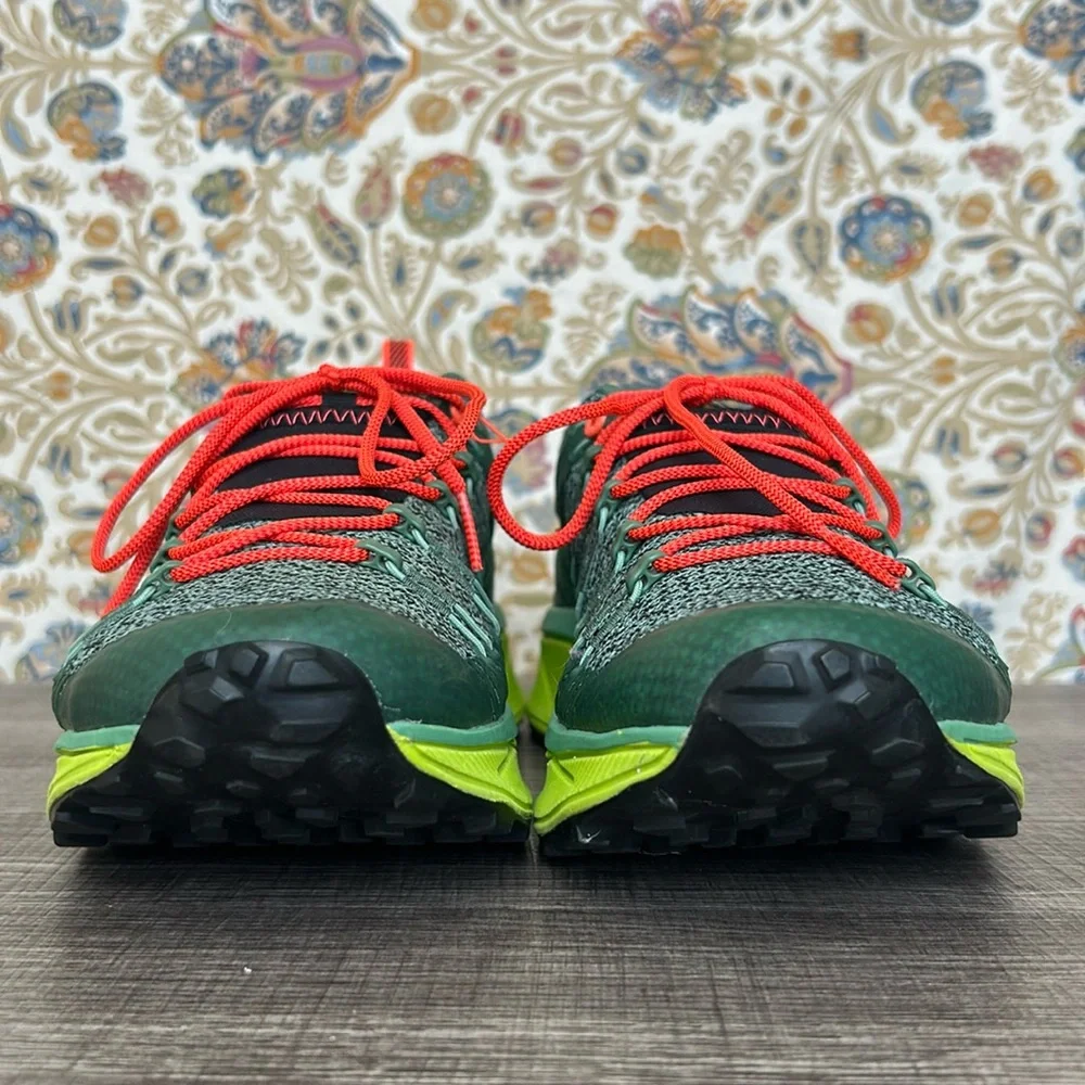 Salewa Women’s Dropline Shoes Hiking Running Sneakers‎ Outdoors Green/Coral 8.5